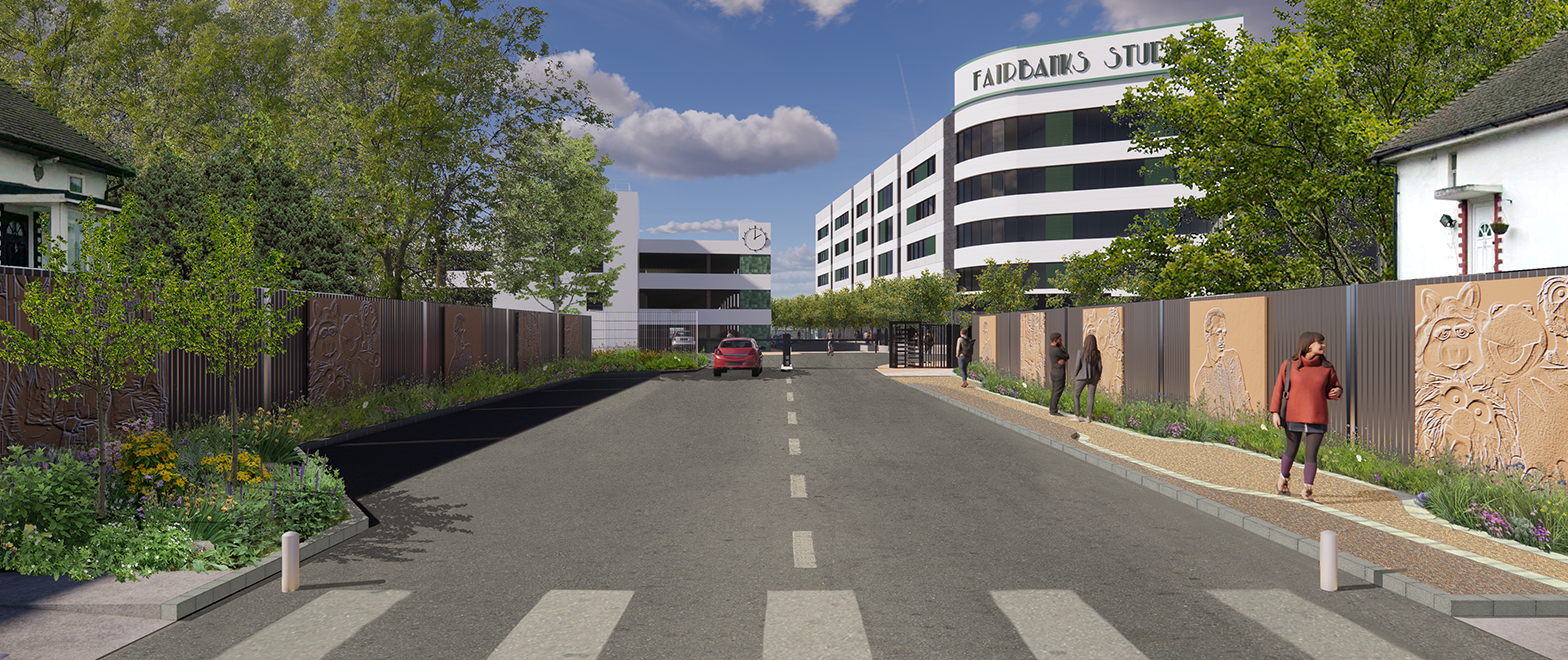 مشروع ضخم لإعادة تطوير استوديوهات بي بي سي إلستري وتحويلها إلى Fairbanks Studios