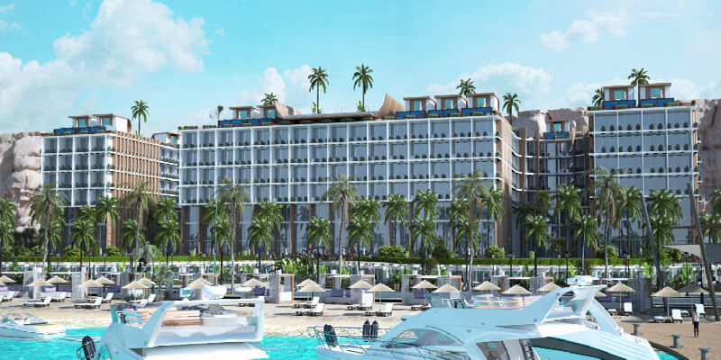 نيو جيرسي تنهي واجهات «Jura Sokhna-Red Sea» بالكامل أول مشروع مصري بـ100% إطلالة مباشرة على البحر وشقق فندقية جاهزة للتشغيل