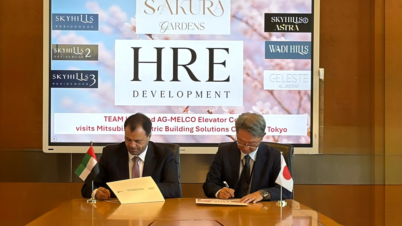 شراكة يابانية-إماراتية نوعية.. HRE Development و"ميتسوبيشي" تتحدان لإنشاء مجتمع سكني مستدام مستوحى من الطبيعة في دبي