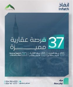 مزاد "نوادر مكة" الإلكتروني يفتح باب الاستثمار أمام العالم بـ 37 فرصة عقارية نادرة
