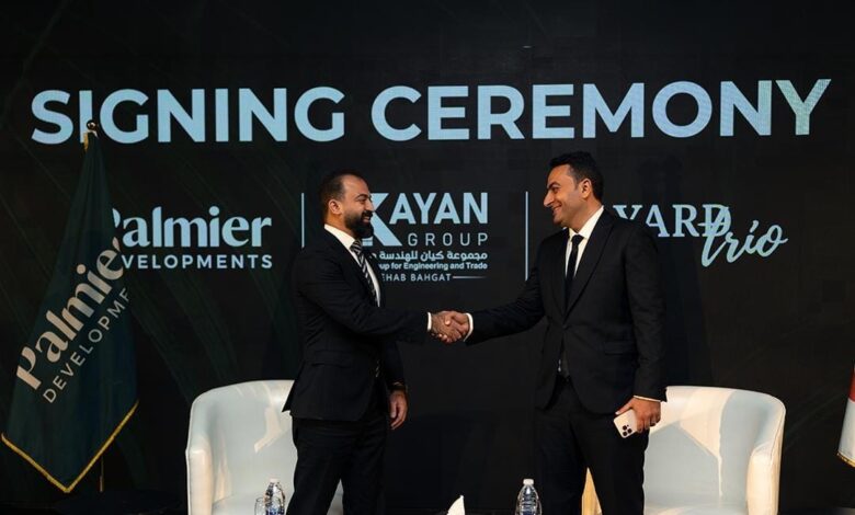 شركة بالميير للتطوير العقاري تستعين بشركة كيان للمقاولات لتنفيذ مشروع زايارد تريو بالشيخ زايد وتسليم 30% من مشروع زايارد فيلا قبل الموعد المحدد