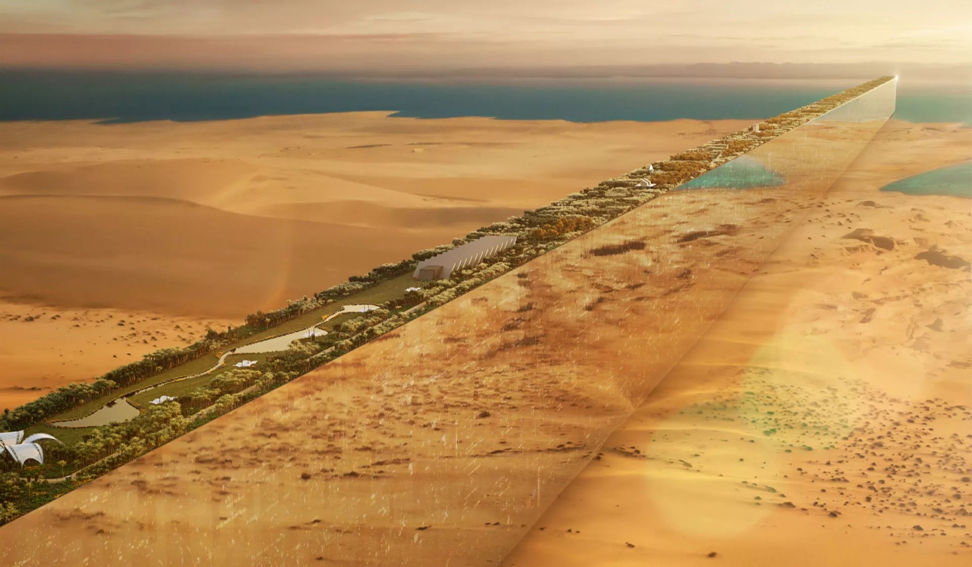 السعودية تلغي مشروع مدينة "ذا لاين" العملاق وتحوله إلى مركز بيانات للذكاء الاصطناعي  الرياض - السعودية
